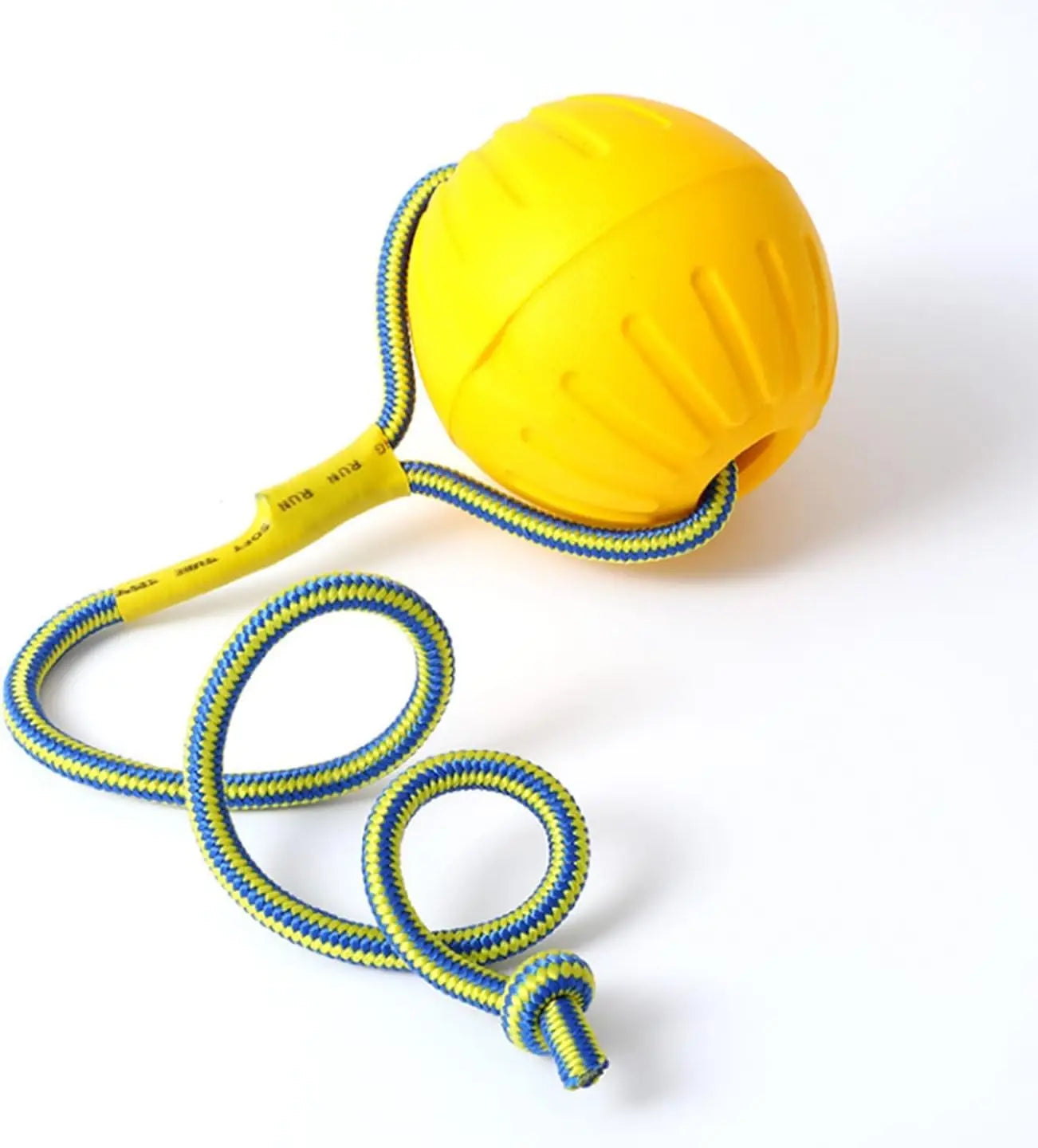 🎾🐶 EVA Floating Dog Ball – Bite Resistant Pull Ring Rope Toy