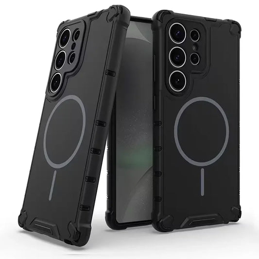 Luxury Magnetic Armor Case for Samsung Galaxy S25 / S24 / S23 Ultra