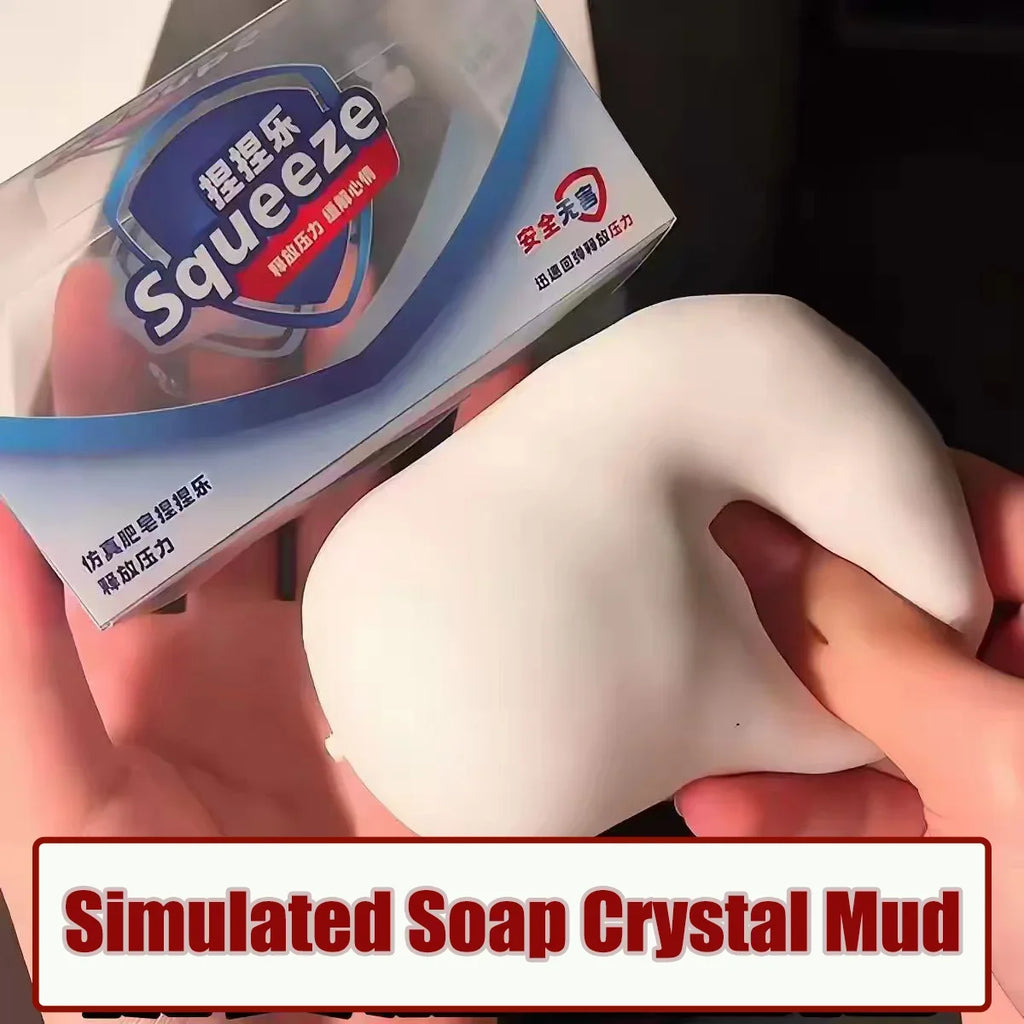 Soap Ball Squishy Toy – Crunchy ASMR Sensory Squeeze Fidget Ball