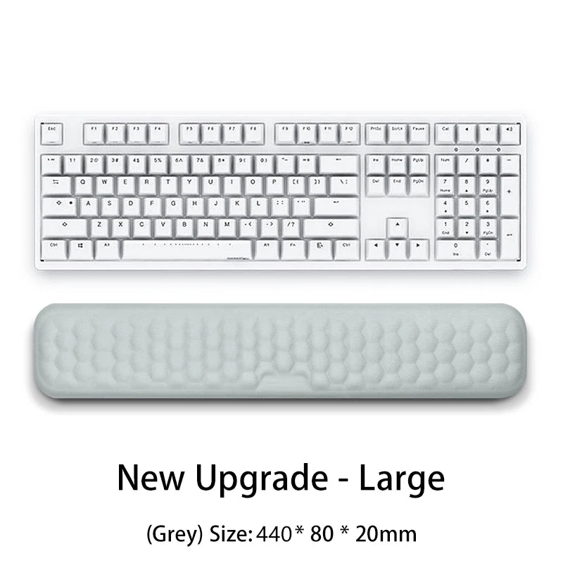 ⌨️🖱️ Ergonomic Memory Foam Keyboard & Mouse Wrist Rest Pad