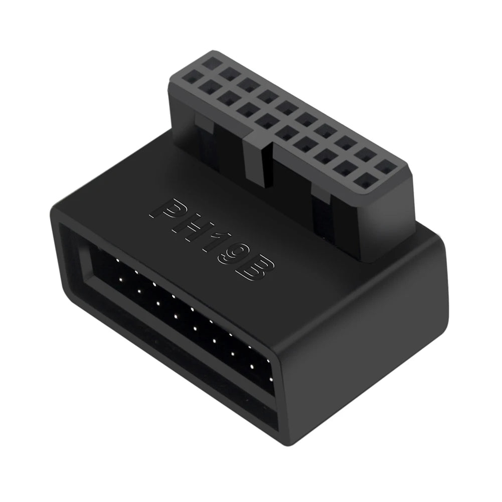 USB 3.0 Motherboard Header Adapter 19P/20P 90° Desktop Converter