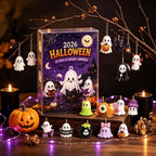 Halloween Advent Calendar – 24-Day Spooky Acrylic Ornament Countdown