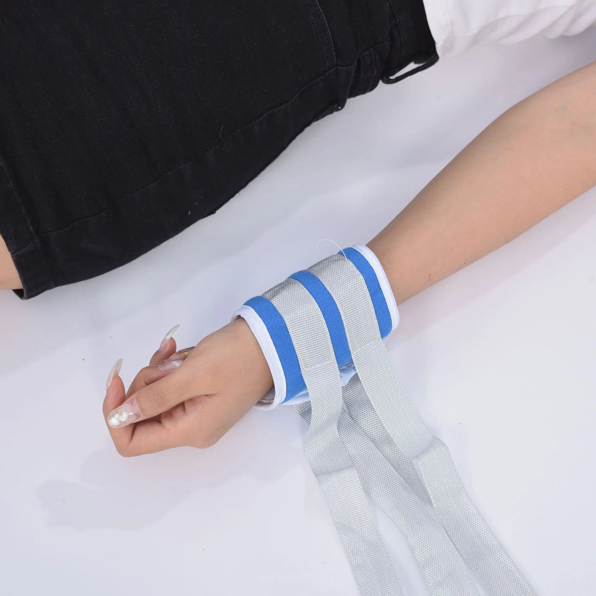 🩺✨ Medical Limb Restraint Straps 4pcs/Set | Upper & Lower Limb Hand & Foot Tie-Down Belts 🛏️ | Elderly & Bedridden Patient Care Support