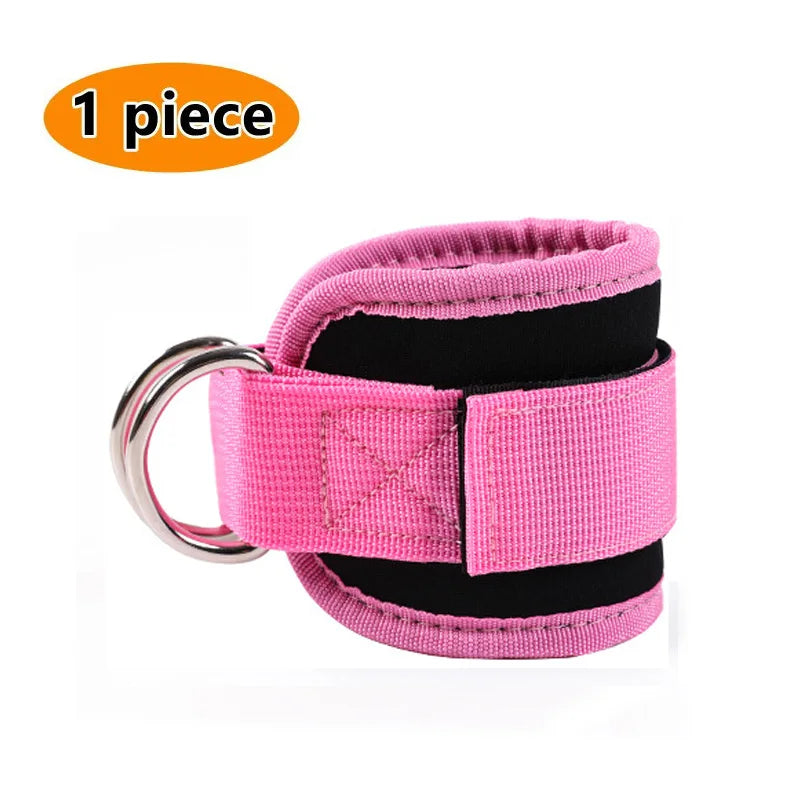 Double D-Ring Cable Ankle Straps – Gym Ankle Cuffs for Glutes, Legs & Strength Training🍑🏋️‍♀️