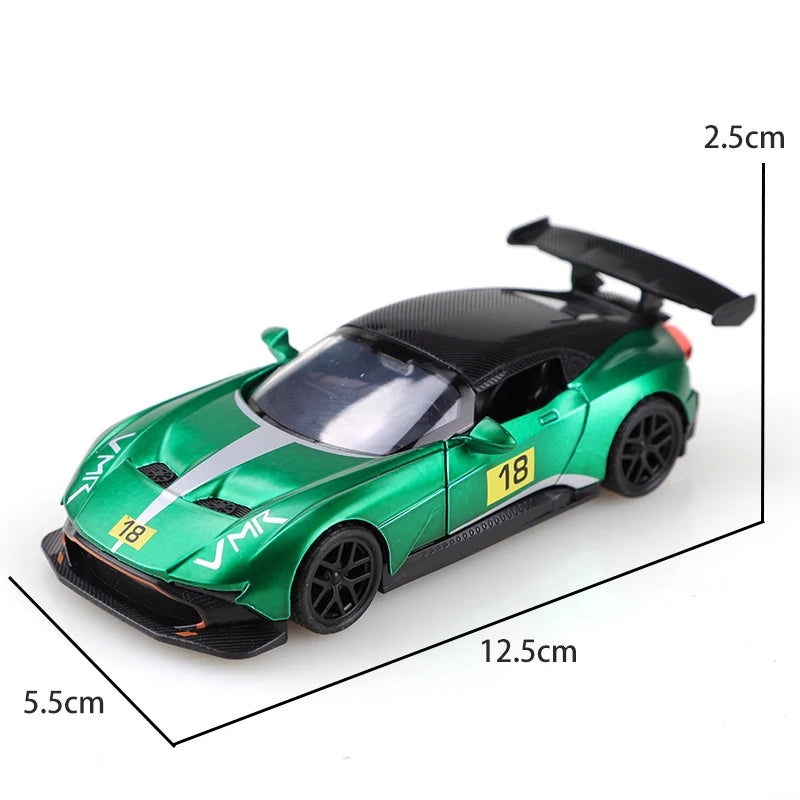 1:36 Alloy Pullback Racing Car – Metal Die‑Cast Toy Model for Kids & Collectors