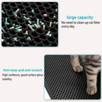 🐱🧼 Double Layer Waterproof Cat Litter Mat – Non-Slip & Washable