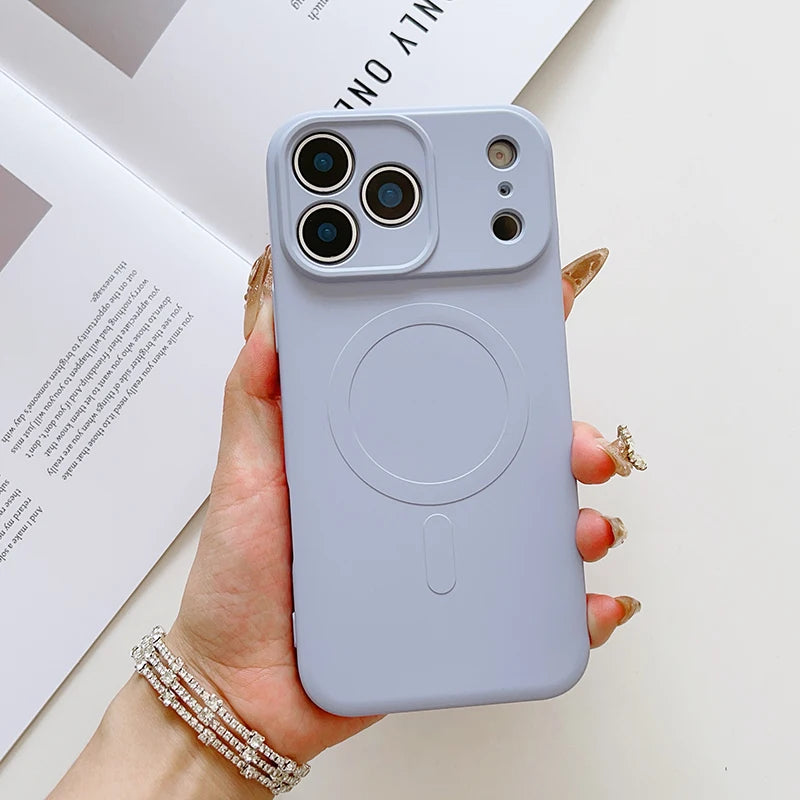 MagSafe Magnetic Liquid Silicone Case for iPhone 17 Series
