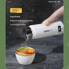 🔥☕ 450ML Portable Electric Kettle Thermal Cup | Fast Boil Tea & Coffee Travel Kettle 🧳 | Anti-Scald Water Bottle with English Menu