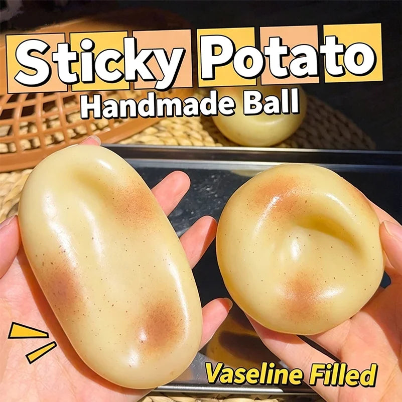Potato Squishy Stress Ball – Soft Non-Rebound Sensory Fidget Toy