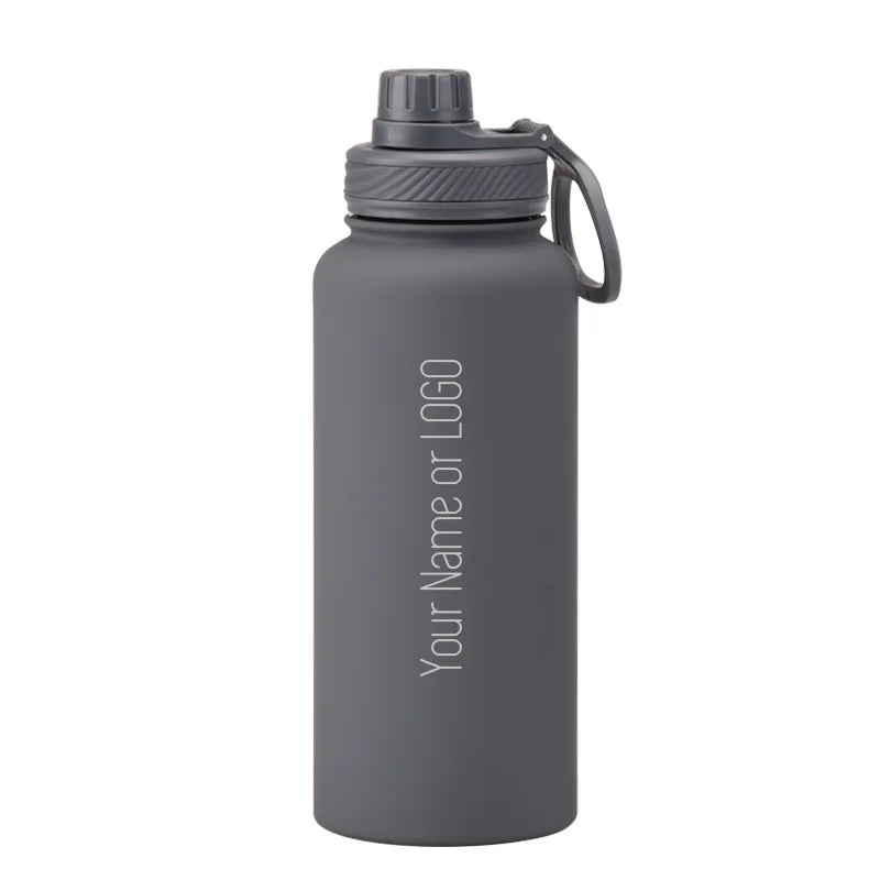 PURACOOL Custom Water Bottle 1000ML – Personalized Thermal Tumbler Gift 💧✨
