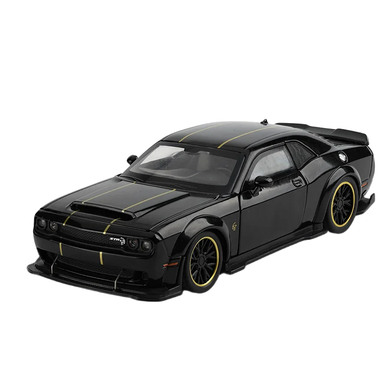 1:32 Dodge Challenger SRT Hellcat Redeye V8 Alloy Metal Diecast Model American Muscle Sports Car Collection For Hobby Decor