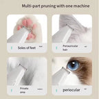 2-In-1 Hair Suction Pet Shaver & Paw Trimmer – Low Noise USB Rechargeable