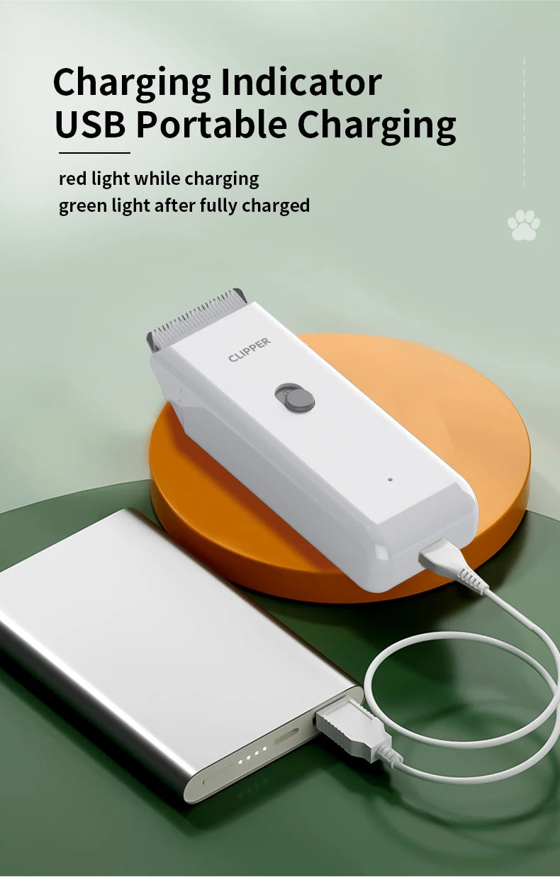 Mute Electric Pet Grooming Clippers for Kittens & Puppies