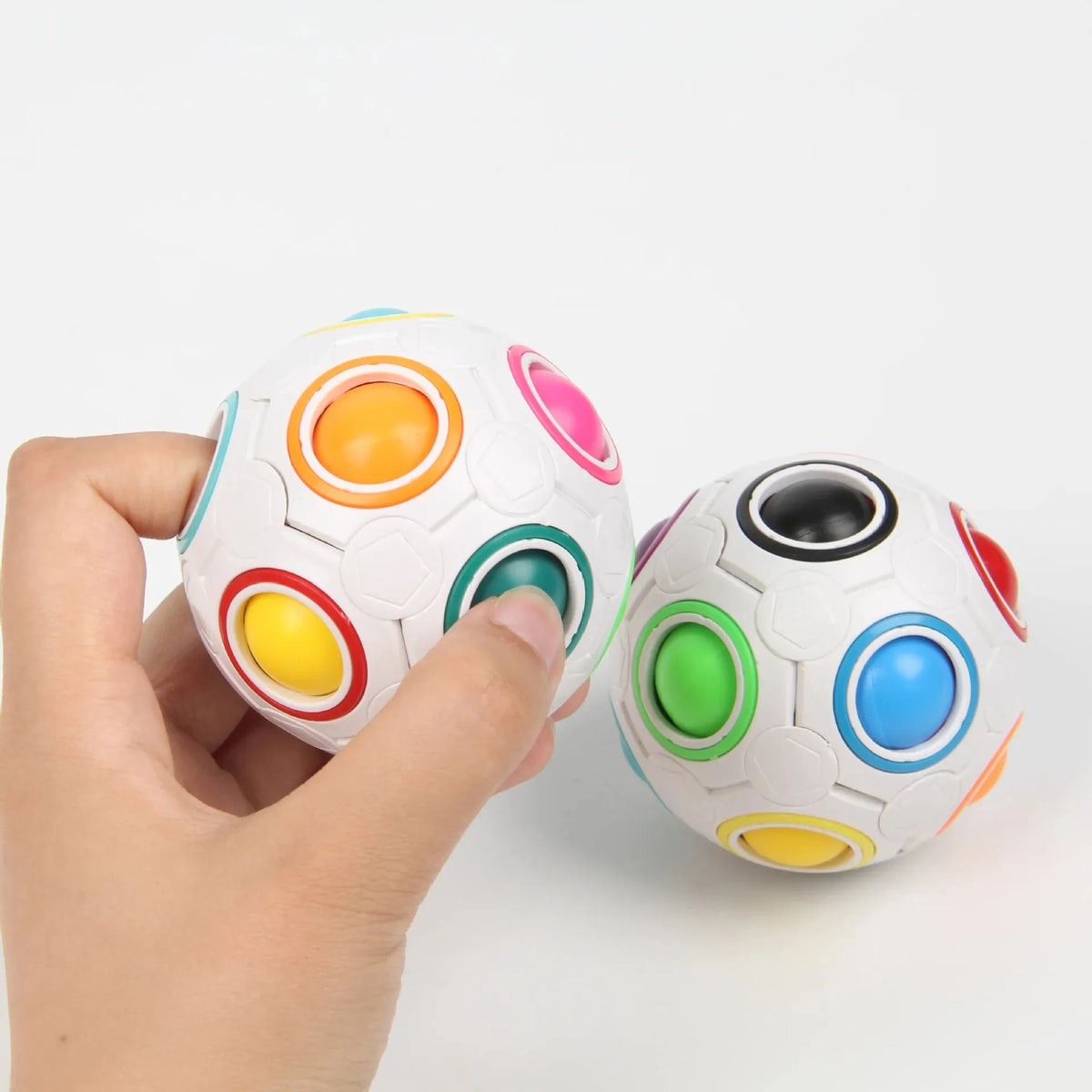 Magic Rainbow Puzzle Ball – Color Matching Brain Teaser Fidget Toy