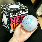 NeeDoh Snow Ball Crunch – Quick-Rebound Sensory Fidget Toy