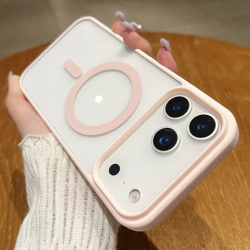Clear Magnetic MagSafe Case for iPhone 17 / 17 Air / 17 Pro Max 📱 | Shockproof, Slim & Anti-Scratch Candy Color Cover