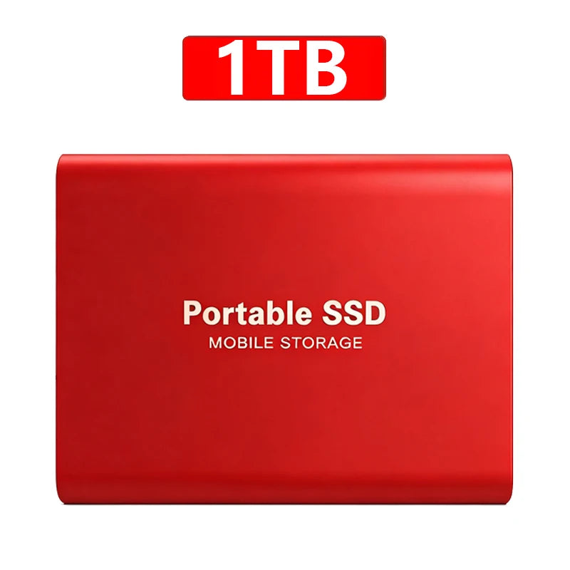 🚀 Portable SSD 1TB–16TB External Hard Drive – USB 3.1 Type-C High-Speed Solid State Drive for Phone, Laptop & Mac 💾⚡