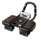 Abdominal Wheel Exerciser with 6-Wheel Support