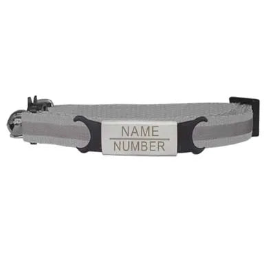 🐱✨ Reflective Adjustable Cat Collar – Personalized ID Free Engraving
