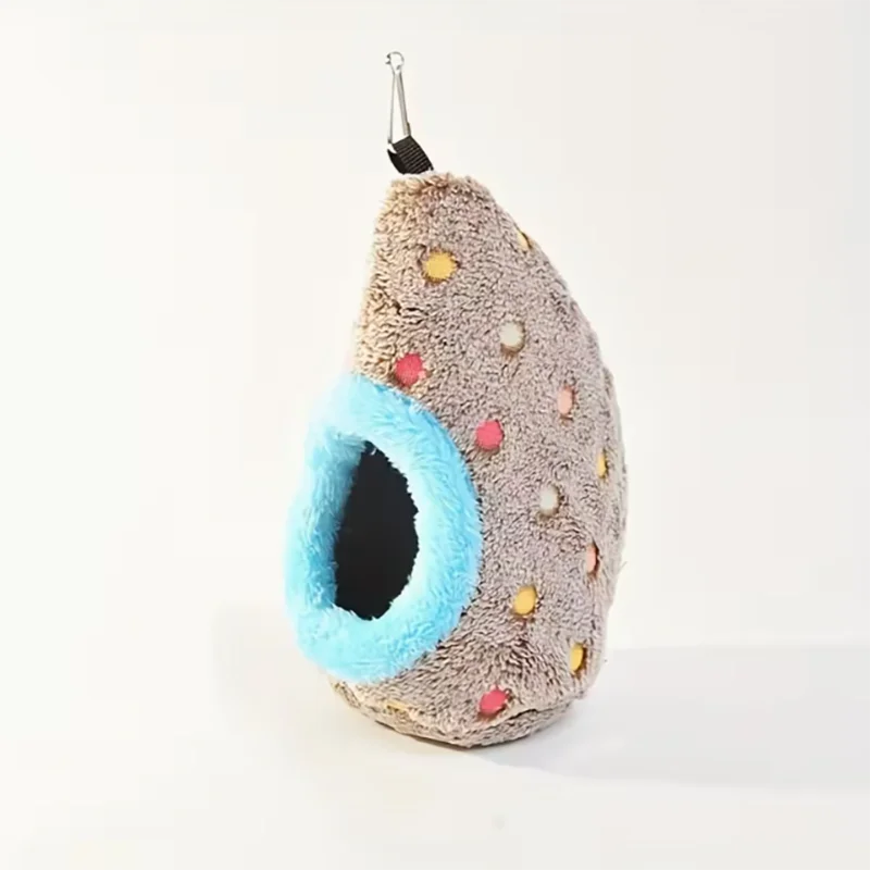 🦜❄️ Autumn Winter Plush Warm Nest for Parrots & Budgies