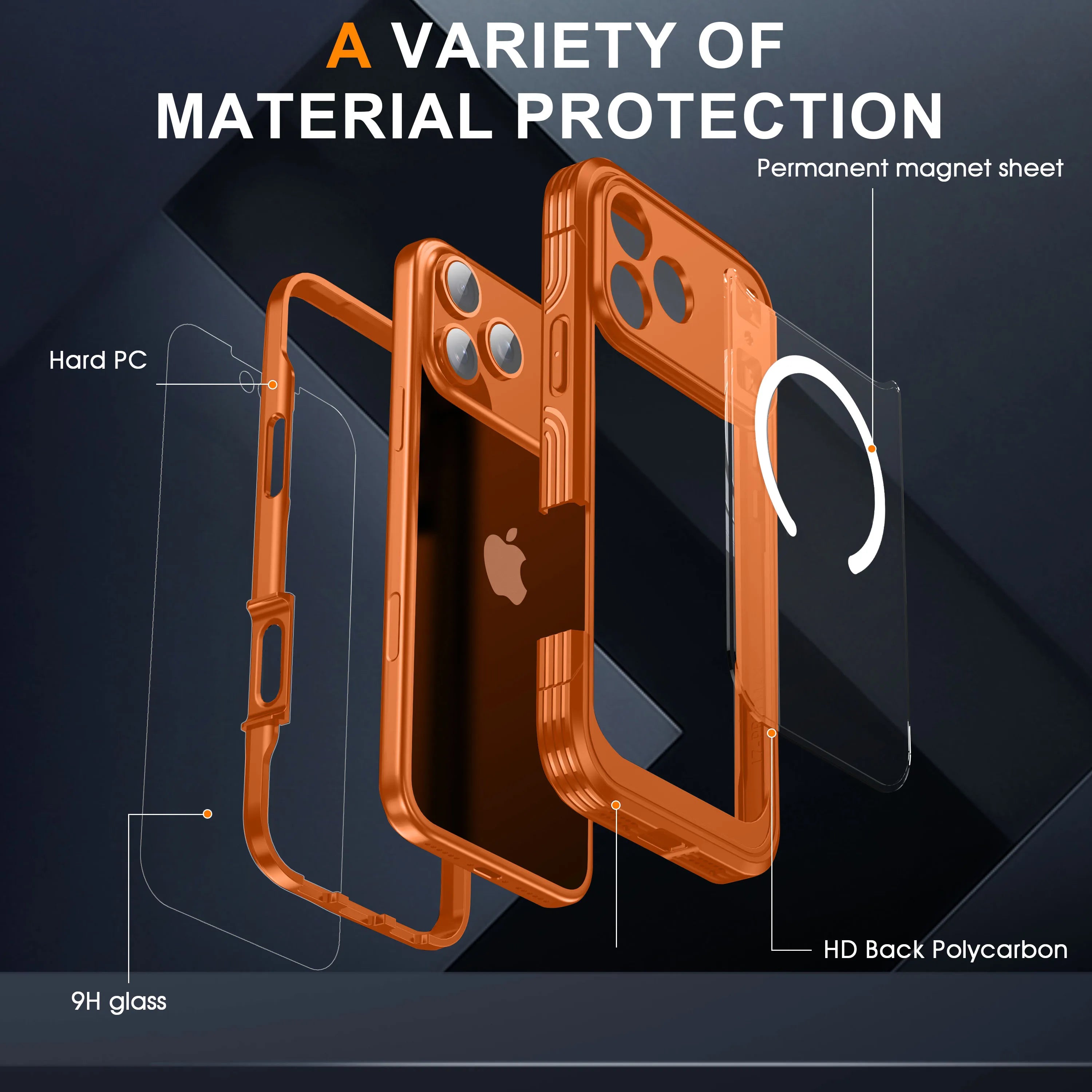 🧲📱 Durable Non-Slip Magnetic Wireless Charging Case for iPhone 17 Series