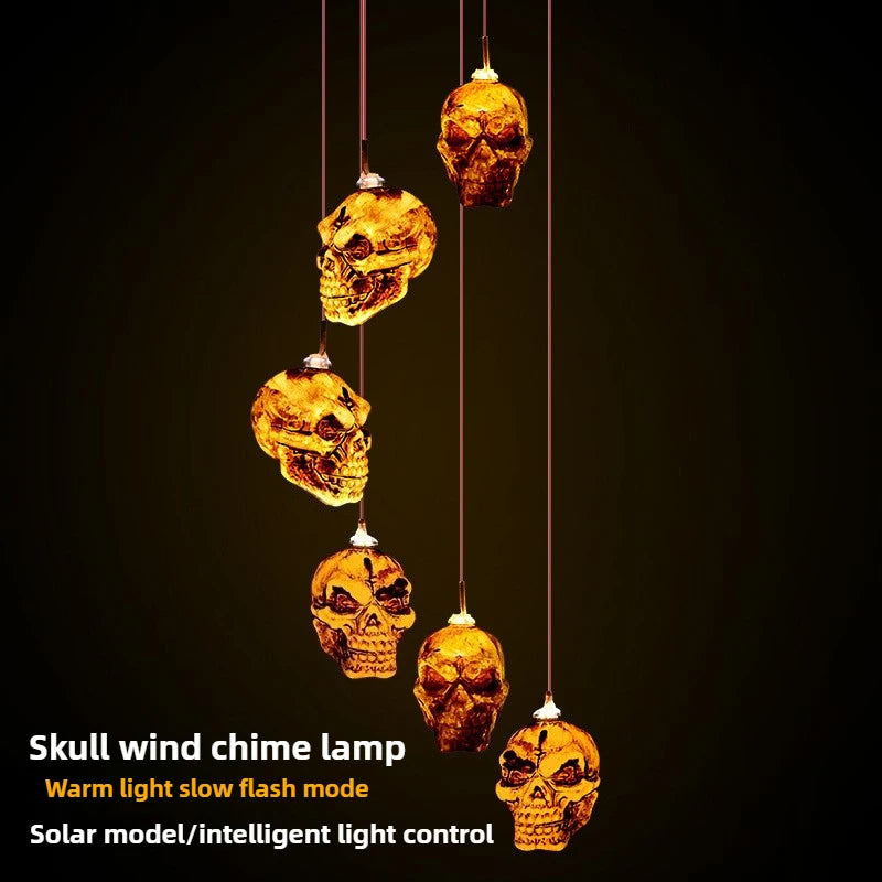Solar Halloween String Lights – Skull, Ghost & Pumpkin