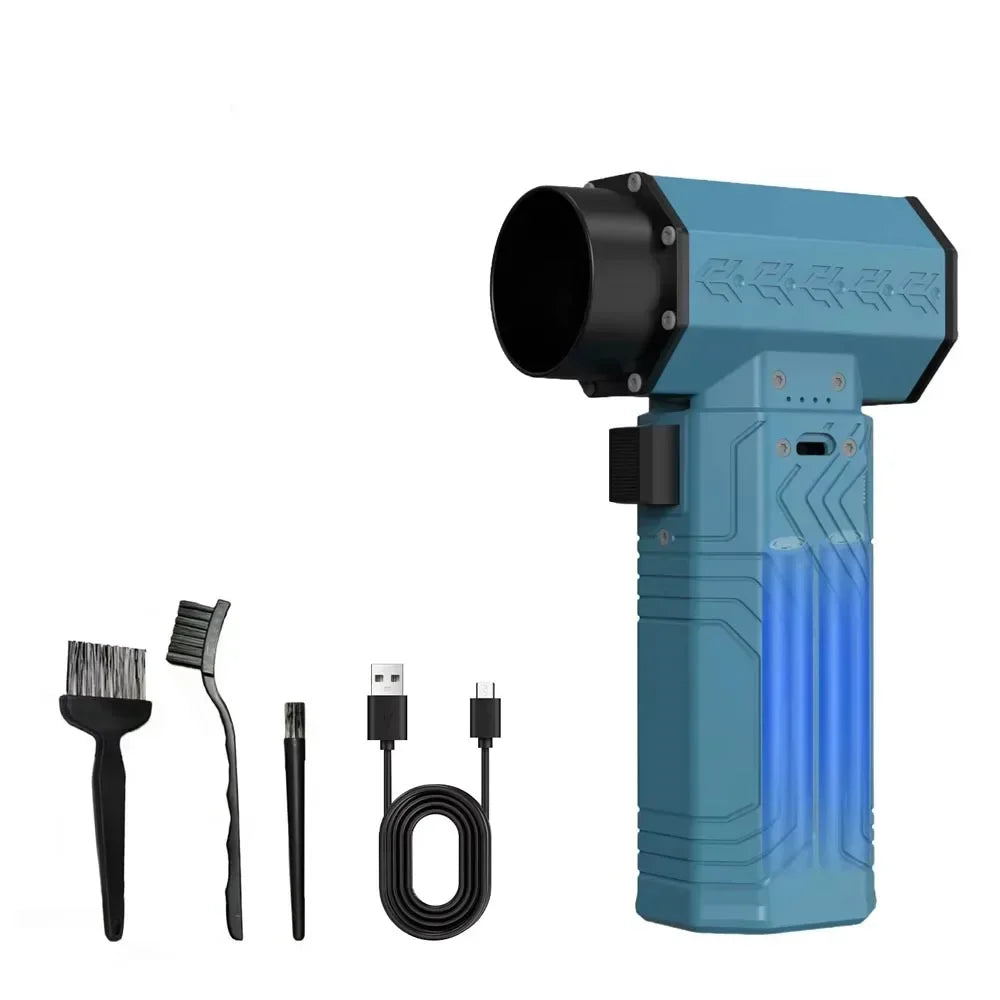 Air Blower 880000RPM High Speed  Mini Turbo Jet Fan 10000MAH 600g Thrust 70m/s Wind Brushless Duster leaf Removal Dryer keyboard