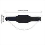 🏆 Premium Weighted Dip Belt with Chain – Build Real Upper Body Power