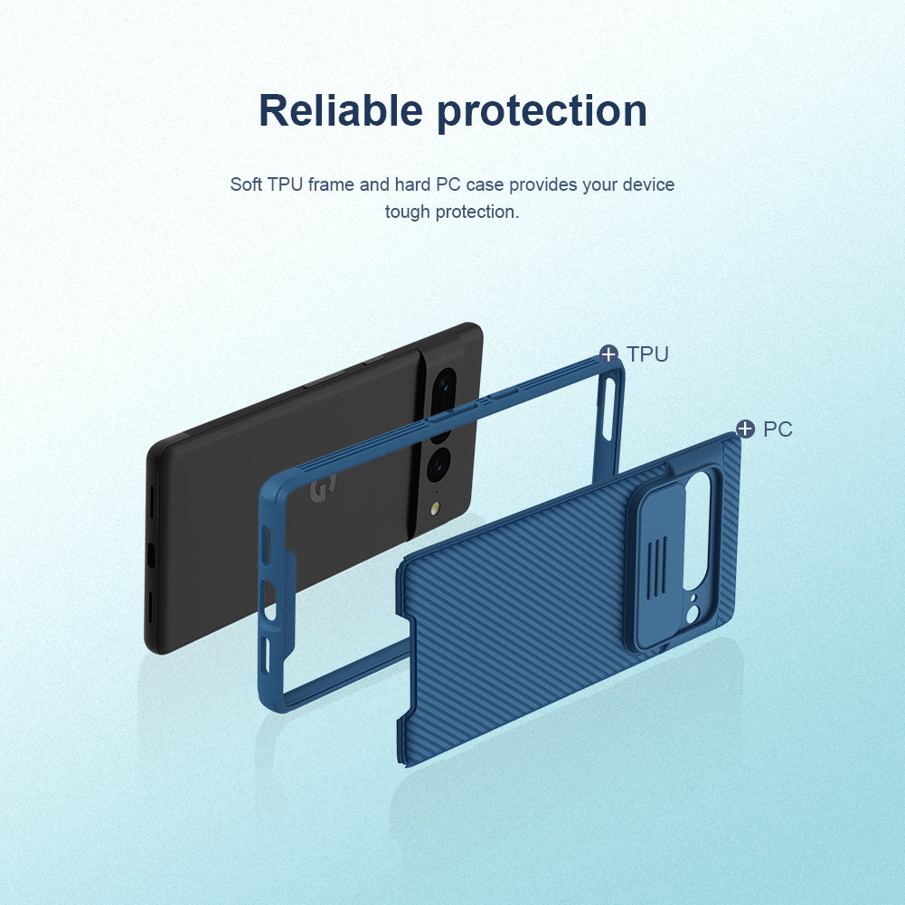 Nillkin Shockproof Case with Slide Camera Cover for Google Pixel