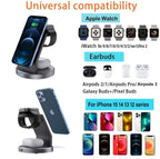 3-in-1 MagSafe Wireless Charger Stand – Fast Charging Station
