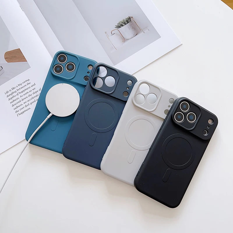 MagSafe Magnetic Liquid Silicone Case for iPhone 17 Series
