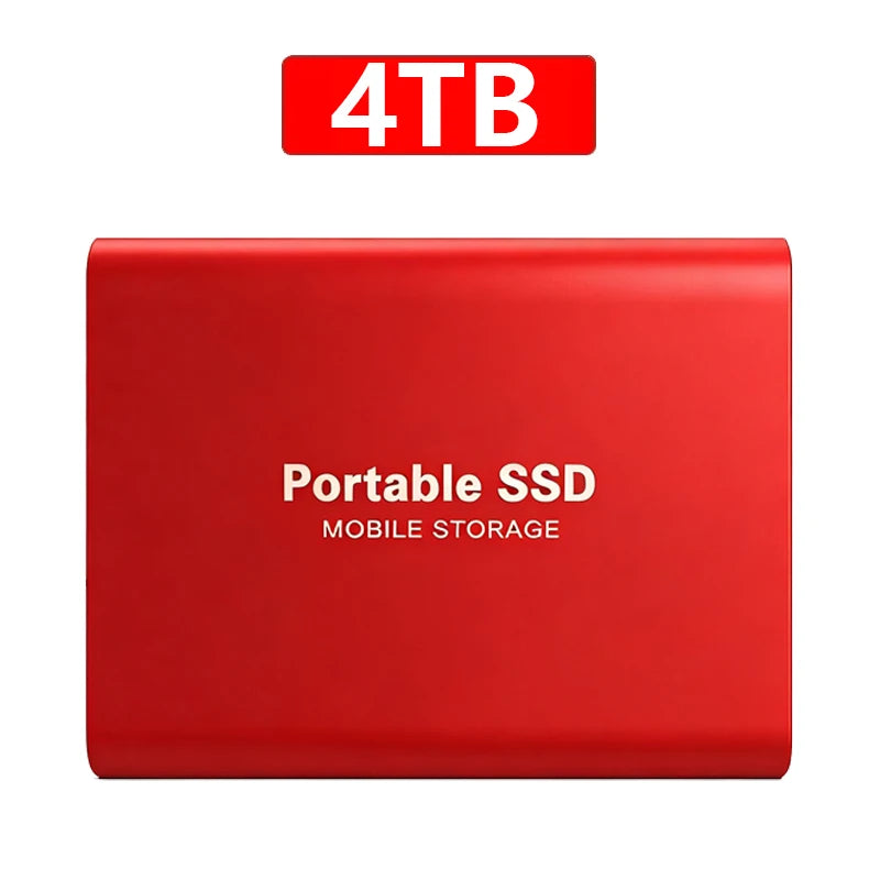 🚀 Portable SSD 1TB–16TB External Hard Drive – USB 3.1 Type-C High-Speed Solid State Drive for Phone, Laptop & Mac 💾⚡