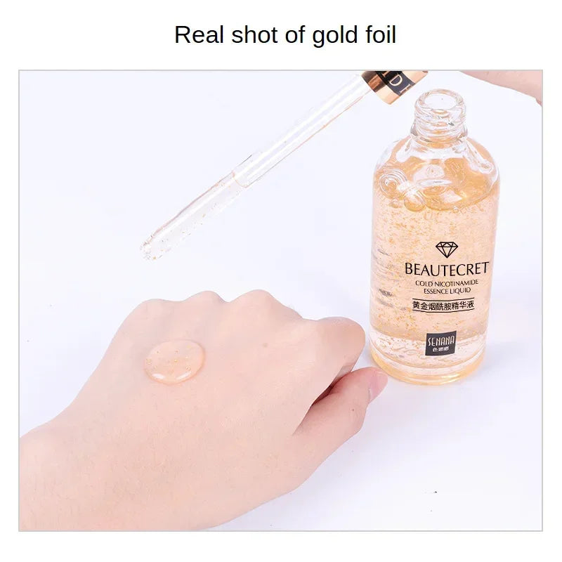✨💎 24K Gold Hyaluronic Acid & Nicotinamide Face Essence – Deep Hydration, Pore Care & Brightening Firming Serum✨💎 24K Gold Hyaluronic Acid & Nicotinamide Face Essence – Deep Hydration, Pore Care & Brightening Firming Serum