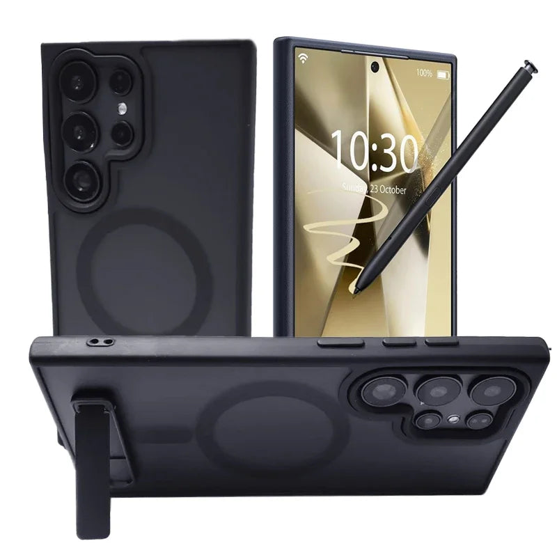 UYUXIO Magnetic Kickstand Case for Samsung Galaxy S & A Series