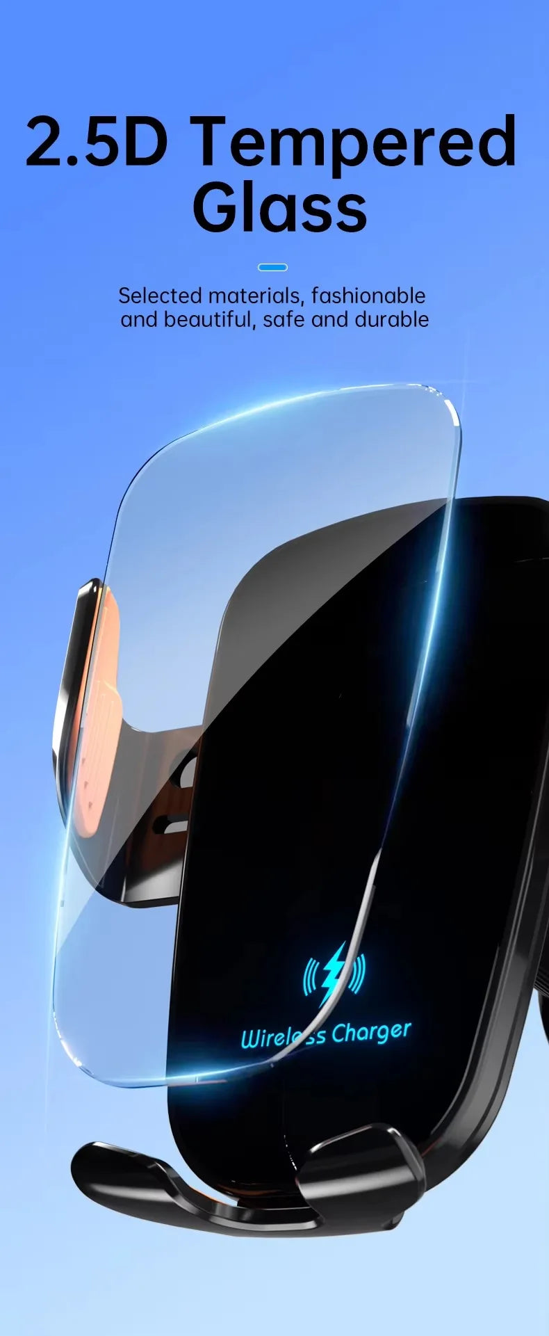 🚗📱 UYUXIO 15W Wireless Car Charger Air Vent Mount