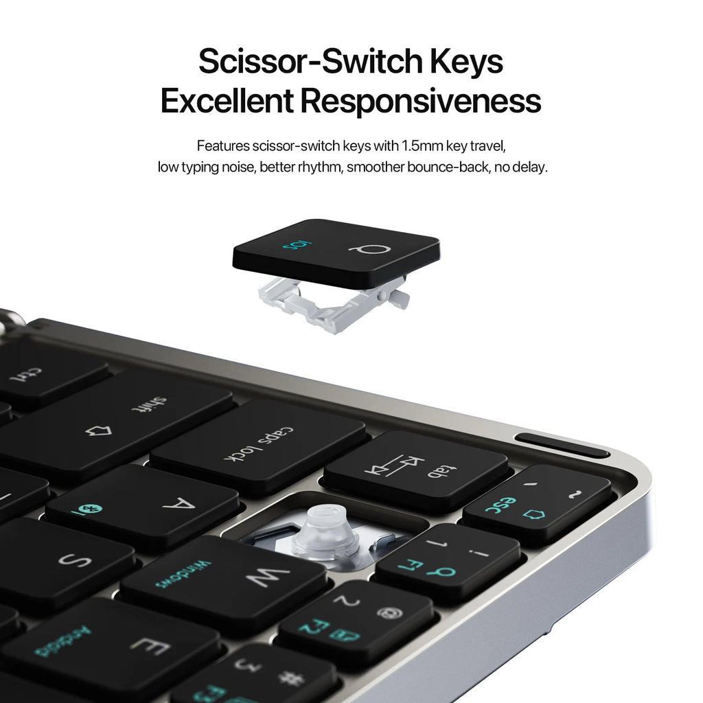⌨️📱 Multifunctional Foldable Bluetooth 5.0 Keyboard with Touchpad & Phone Holder
