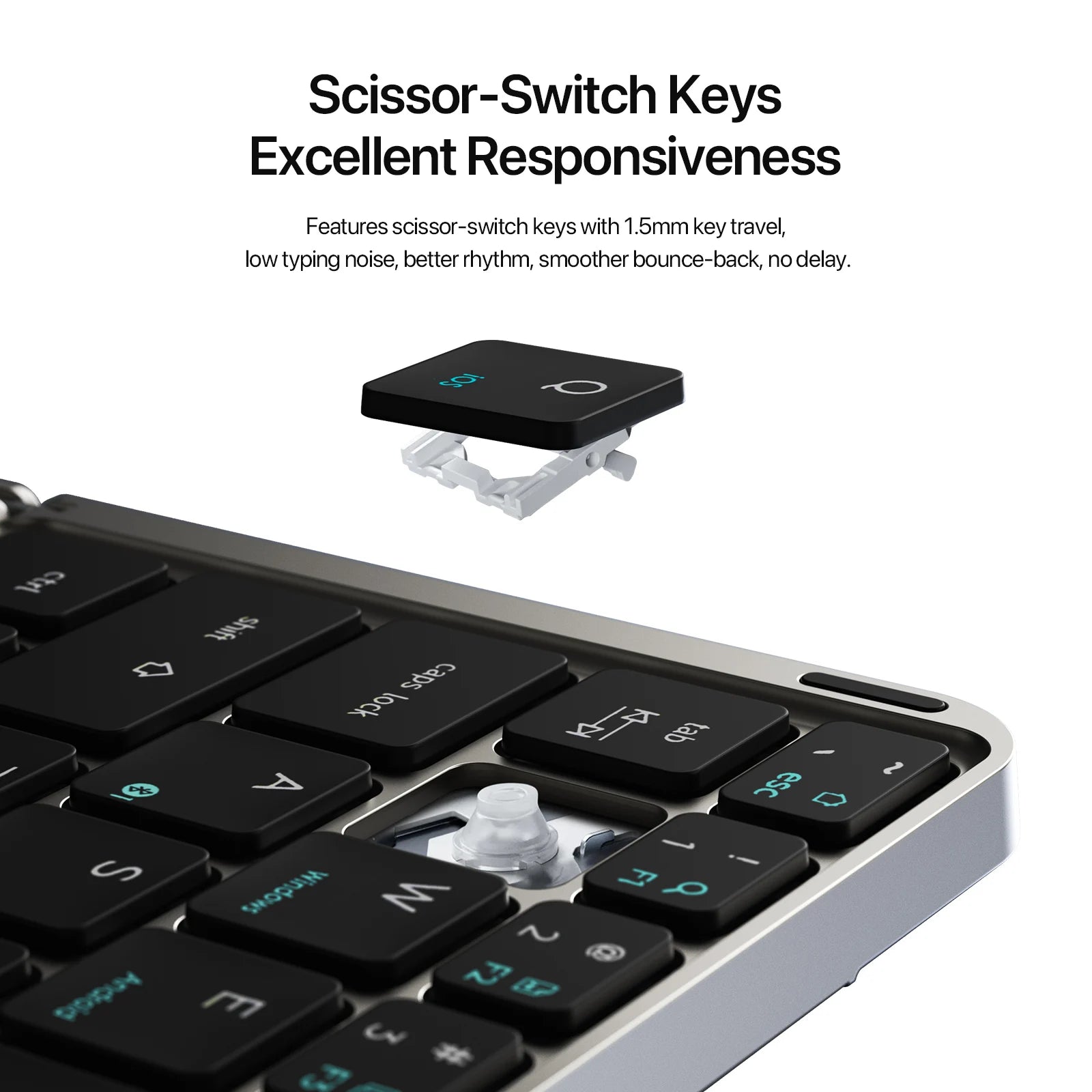 ⌨️📱 Multifunctional Foldable Bluetooth 5.0 Keyboard with Touchpad & Phone Holder