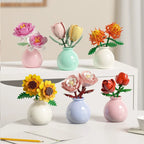 💐✨ Bouquet Flower Micro Diamond Building Blocks – Mini Micro Bricks Constructor Set for Adults & Girls Gift