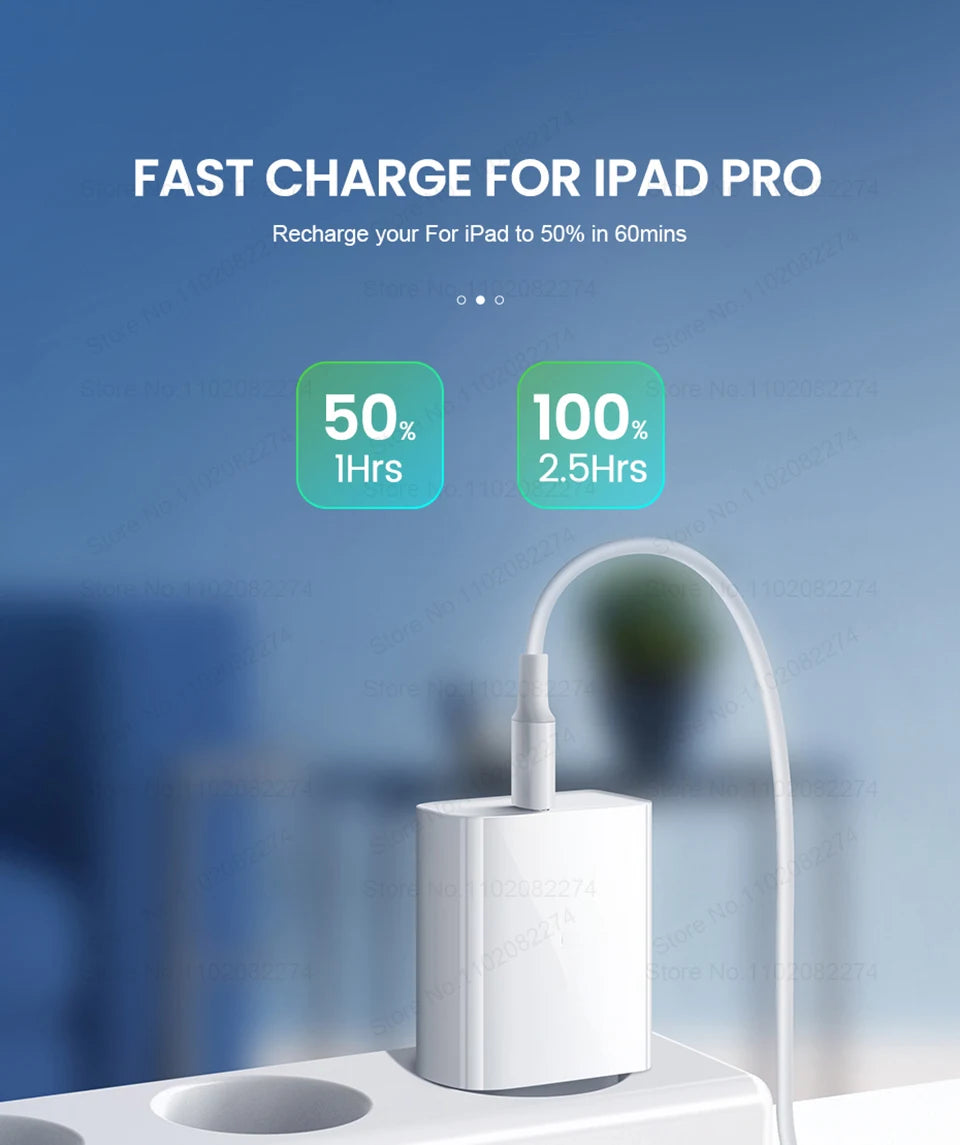 ⚡📱 40W USB-C Fast Charger for iPhone – PD Quick Charge Adapter + Cable