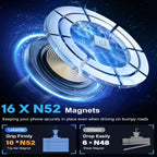 UYUXIO Magnetic Wireless Car Charger – 15W Air Vent Phone Holder