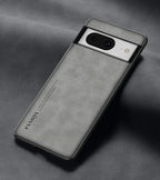 Sheepskin Leather Silicone Bumper Case for Google Pixel Series