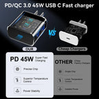 45W Super Fast Charger For Samsung Galaxy S25 S24 S23 S22 Ultra S21 Plus Note 20 USB C to C Fast Charging Data Cable Accessories