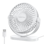 🌬️💻 Portable USB Electric Fan – 3 Speed Silent Mini Cooler
