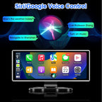🚗✨ 10/11.26 Inch 4K Dash Cam Car DVR 📸 | Wireless CarPlay & Android Auto 📱 | Dual Lens Dashboard Camera with GPS, WiFi, FM & AUX 🚘💖
