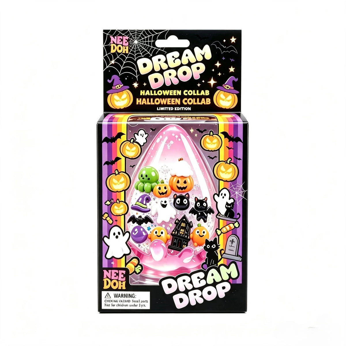 NeeDoh Halloween Spider & Pumpkin – Soft Squishy Fidget Toy
