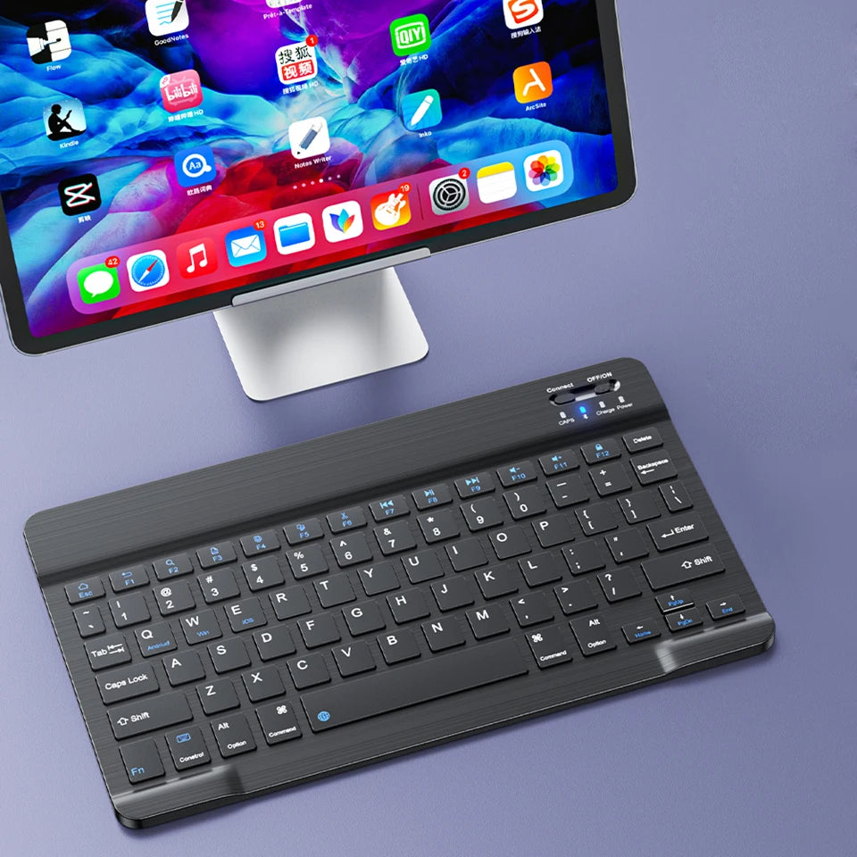 ⌨️📱 Mini Bluetooth Wireless Keyboard – Rechargeable Multi-Language