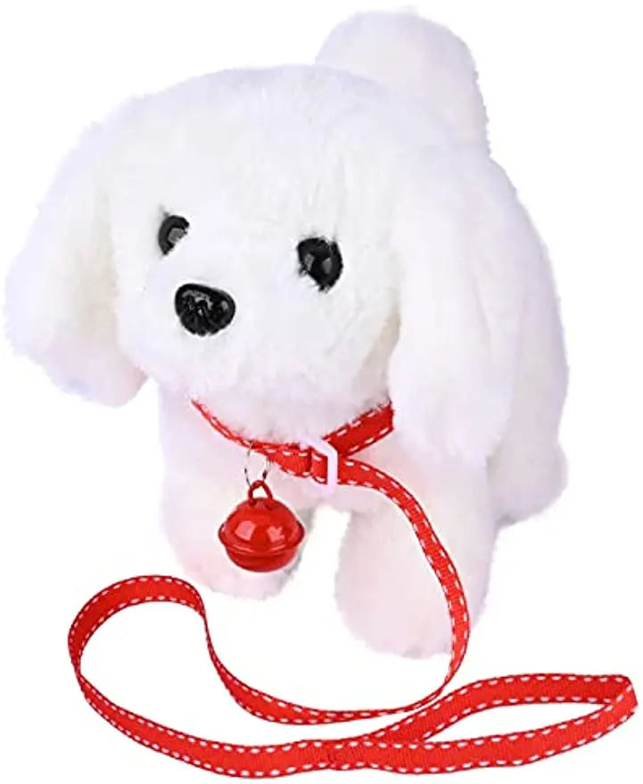 🐶🤖 7" Electric Walking Puppy Plush Toy – Interactive Robot Dog with Barking & Tail Wagging