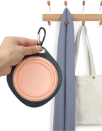 🐾🥣 Folding Silicone Pet Travel Bowl – Collapsible Outdoor Feeder