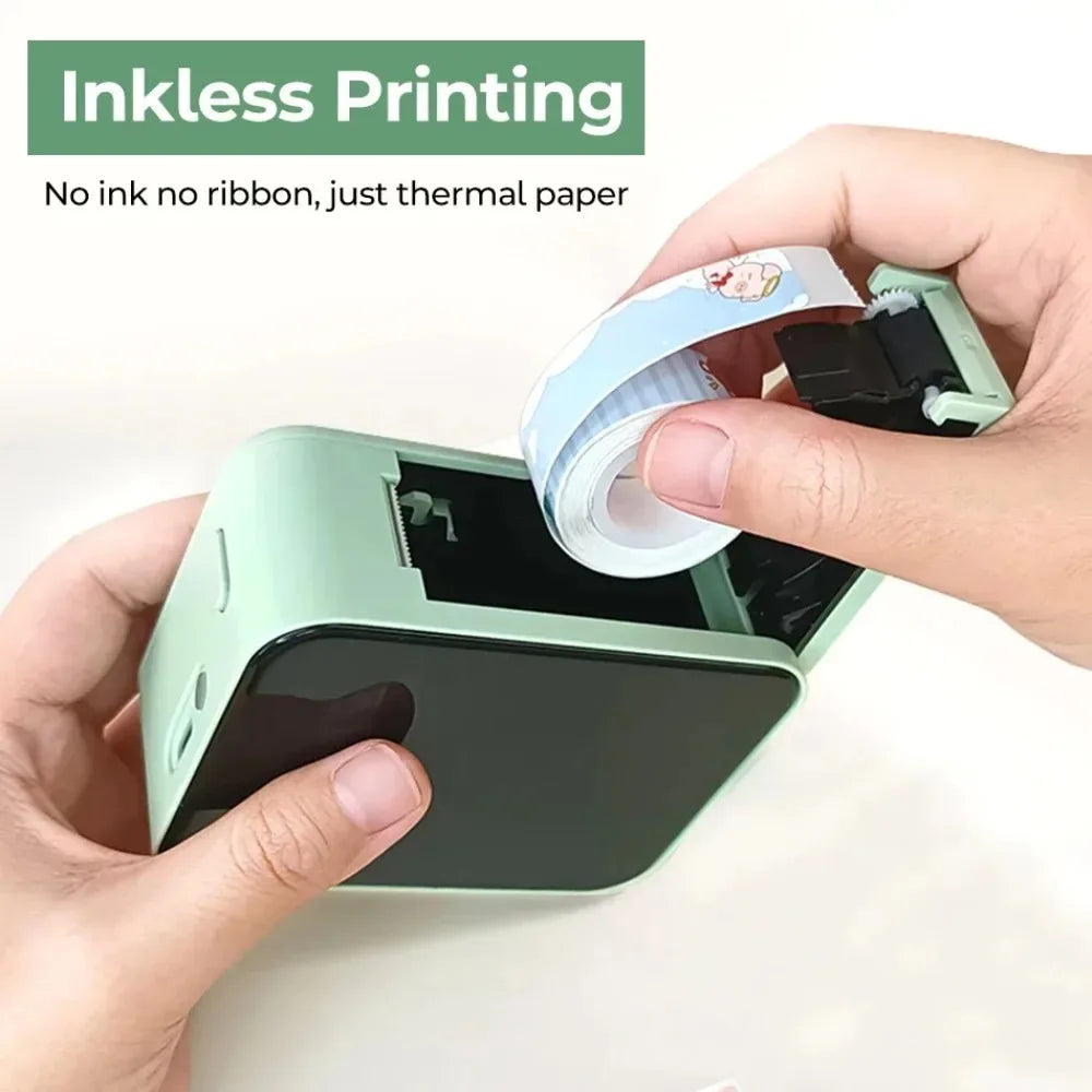 🏷️📱 MarkLife P15 Mini Portable Thermal Label Printer – Wireless Bluetooth