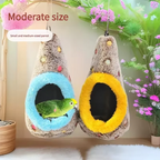 🦜❄️ Autumn Winter Plush Warm Nest for Parrots & Budgies